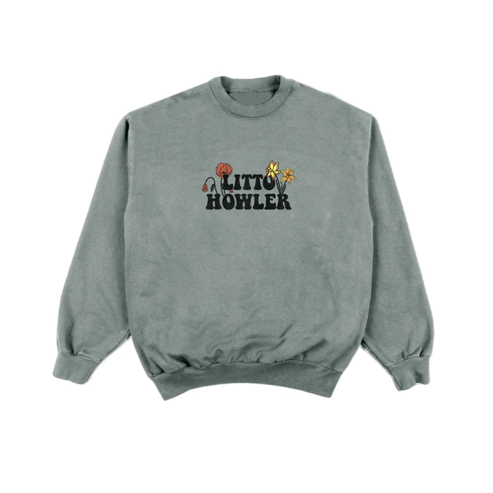 Blooming Crew Neck - Sage