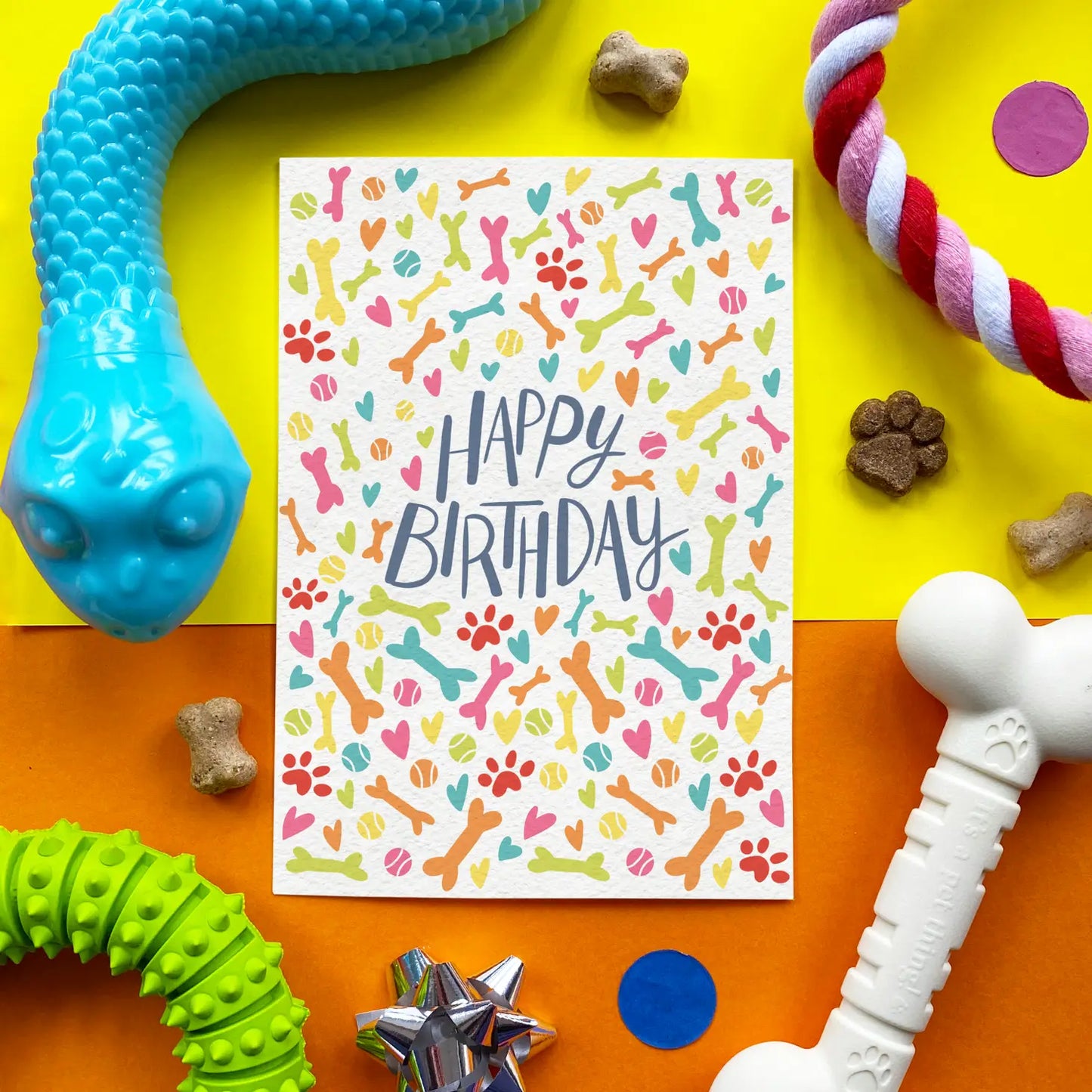 Edible Cheese Birthday Card For Dogs