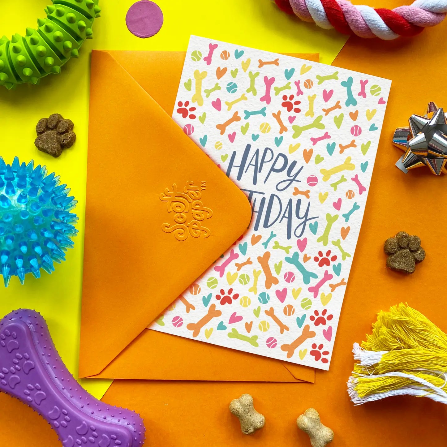 Edible Cheese Birthday Card For Dogs
